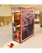 Wooden Sakura Town DIY Book Nook