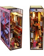 Wooden Sakura Town DIY Book Nook