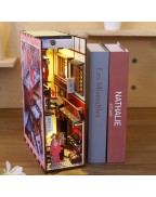 Wooden Sakura Town DIY Book Nook