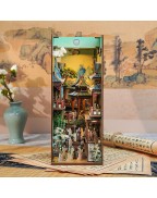 Chinese Ancient Book Nook Shelf Insert